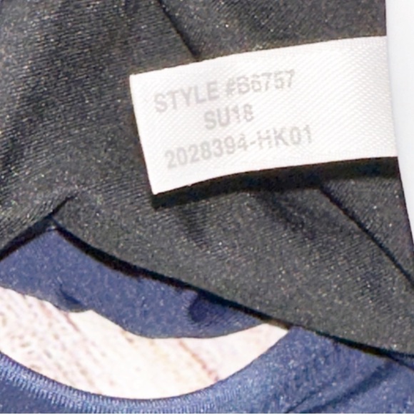 J. Crew Navy One Piece Halter Swimsuit Size 4 - Picture 6 of 12